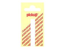 Pickup - Étiquette autocollante - 90 mm - Lettre I - blanc mat