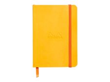 RHODIA Rhodiarama - Carnet de notes - A6 (105 x 148 mm) - 72 feuilles / 144 pages - couverture jaune jonquille