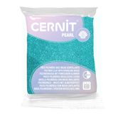 Cernit Pearl - Pâte à modeler - 56 g - vert - argile polymère