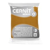 Cernit Metallic - Pâte à modeler - 56 g - or - argile polymère