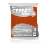 Cernit Metallic - Pâte à modeler - 56 g - rouille - argile polymère
