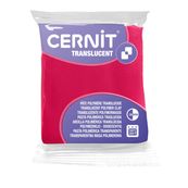 Cernit Translucent - Pâte à modeler - 56 g - rubis - argile polymère
