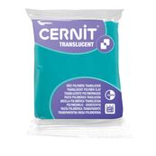 Cernit Translucent - Pâte à modeler - 56 g - vert émeraude - argile polymère