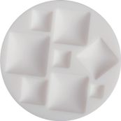 Cernit - moule en silicone - cabochons carrés - diamètre 7 cm