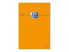 Oxford - Bloc notes - 11 x 17 cm - 160 pages - petits carreaux - 80G - orange