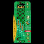 Scotch - Pack de 3 tubes de colle gel - 30 ml - liquide