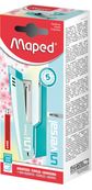 Maped - Agrafeuse Universal Metal - bleu pastel - capacité de 25 feuilles - agrafes 24/6 ou 26/6