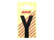 Pickup - Étiquette autocollante - 90 mm - Lettre Y - noir mat