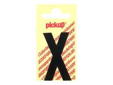 Pickup - Étiquette autocollante - 90 mm - Lettre X - noir mat