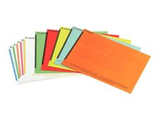 Esselte Orgarex - 10 Étiquettes pour dossiers suspendus tiroirs - coloris assortis