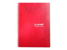 Calligraphe 7000 - Cahier à spirale A4 (21x29,7 cm) - 180 pages - petits carreaux (5x5 mm) - disponibles dans différentes couleurs