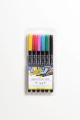 Lyra Aqua Brush Duo - 6 Feutres pinceaux - différentes couleurs primaires