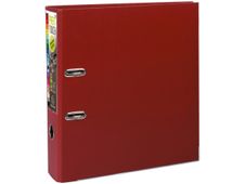 Exacompta Prem'Touch - Classeur à levier - Dos 80 mm - A4 Maxi - pour 715 feuilles - bordeaux