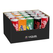Trousse ronde Canettes - 1 compartiment - différents modèles disponibles - Viquel