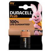 DURACELL Plus - 1 pile alcalines - 9V
