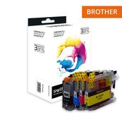 Cartouche compatible Brother LC1240 - pack de 4 - noir, jaune, cyan, magenta - Switch 