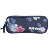 Trousse rectangulaire Offshore - 2 compartiments - bleu marine et imprimé - Bagtrotter