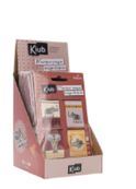 Kiub Elephants - Pack de 4 marque-pages magnétiques - 30 x 80 mm