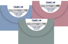 Canson - Pochette rangement à dessin - 34 x 47 cm (pour A3) - disponible dans différentes couleurs pastels