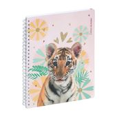 Cahier de textes à spirale Lovely - 17 x 22 cm - tigre - Exacompta