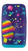Maped Pixel Party - Taille-crayons gomme Connect 2 usages