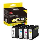 Cartouche compatible Canon PGI-1500XL - pack de 4 - noir, cyan, magenta, jaune - Uprint