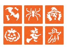 Graine Creative - Lot de 6 pochoirs - halloween