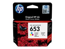 HP 653 - 3 couleurs - cartouche d'encre originale (3YM74AE)