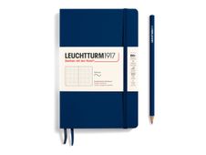 Leuchtturm1917 - Carnet de notes souple B6+ - pointillés - bleu marine