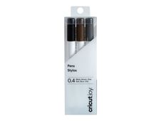 Cricut Joy - 3 Stylos - pointe fine - noir, marron, gris