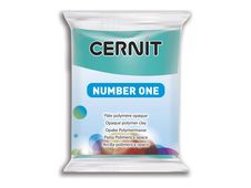 Cernit Number One - Pâte à modeler - 56 g - vert turquoise - argile polymère, PVC
