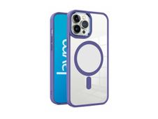 JAYM - Coque de protection pour téléphone portable - compatibilité avec MagSafe - violet - pour Apple iPhone 16 Pro Max