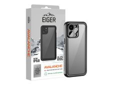 Eiger Avalanche - Coque de protection pour Apple iPhone 15 Pro Max - waterproof - noir, transparent