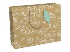 Clairefontaine My Garden - Sac shopping 37,3 x 11,8 x 27,5 cm - indéchirable - garden branches - kraft