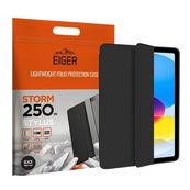 Eiger Storm - Étui folio magnétique renforcé pour iPad 10.9 (2022-2023) / iPad 11 (2025) - emplacement stylet - noir
