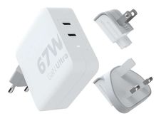 Xtorm XVC2067 - Adaptateur secteur / chargeur de voyage GaN - 67W - avec câble USB-C