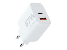 Xtorm XEC067 - Adaptateur secteur - GaN2 Ultra - 67W - 2 connecteurs de sortie (USB + USB-C)