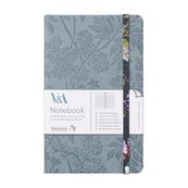 Bookaroo - Carnet de notes - A5 - floral noir