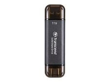 Transcend ESD310C - Clé USB 3.2 Gen 2x1 (USB-C connecteur) - 256 Go - SSD - noir