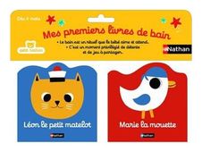 2 Livres de bain - Petit chat et la mouette - Dès 6 mois