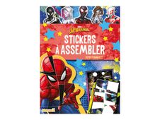 Marvel Spider-Man - Stickers à assembler - Repositionnables ! - livre d'activités