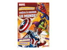 Marvel - Habille les héros - Prêts à sauver le monde ! - livre de coloriage / d'activités