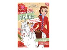 Disney Princesses - Mon bloc de styliste - Coup de coeur créations - Les princesses et leurs chevaux - livre de coloriage / d'activités