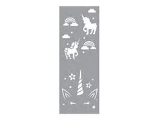 Graine Creative - Pochoir artisanal - licorne - 15 x 40 cm