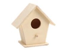 Graine Creative - nichoir à oiseaux en bois - petit modèle - 7 x 11.5 x 6.5 cm