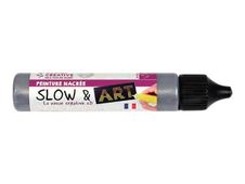 Graine Creative Slow & Art - peinture - gris anthracite nacré- 30 ml