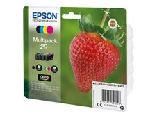 Epson 29 Fraise - Pack de 4 - noir, cyan, magenta, jaune - cartouche d'encre originale