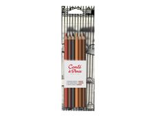 Conté à Paris - Pack de 6 crayons esquisse sanguine - couleurs assorties