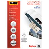 Fellowes - 100 pochettes de plastification A5 (154 x 216 mm) - 125 microns - brillantes 