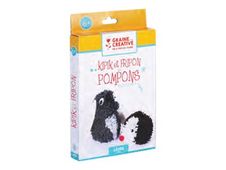 Graine Creative - kit de travaux créatifs - animaux en pompons en laine